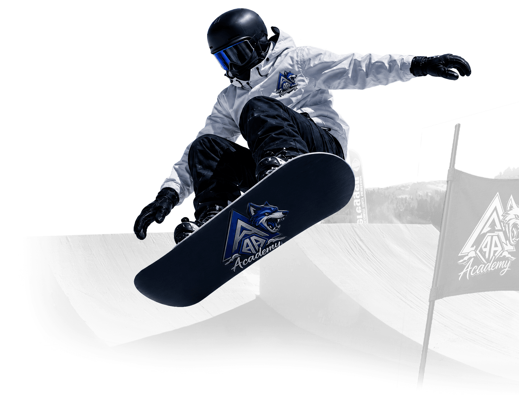 Rider dell'Academy in salto durante una gara